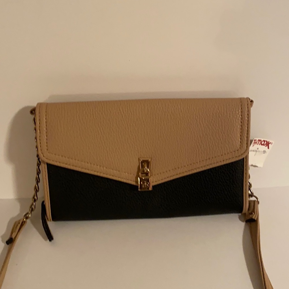 Jessica Simpson Tan & Black Crossbody